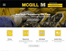 Tablet Screenshot of mcgillindustries.com